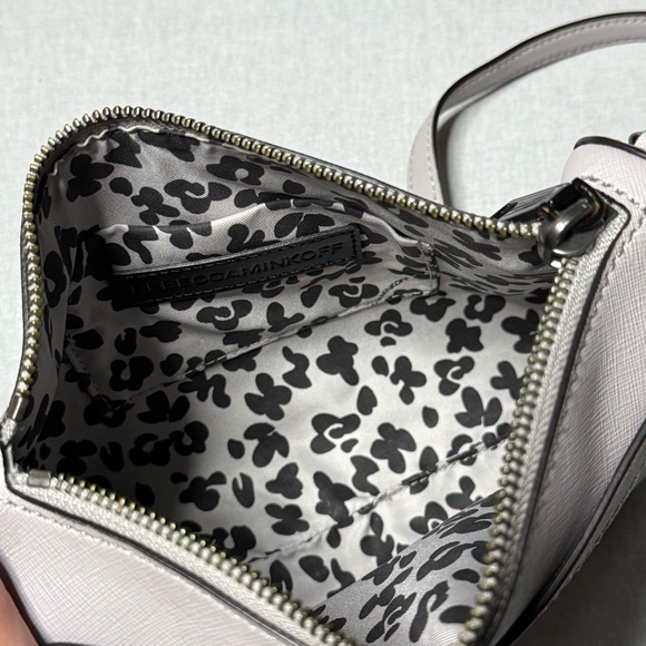 Rebecca minkoff pale purple/grey Avery leather crossbody purse - Picture 10 of 13